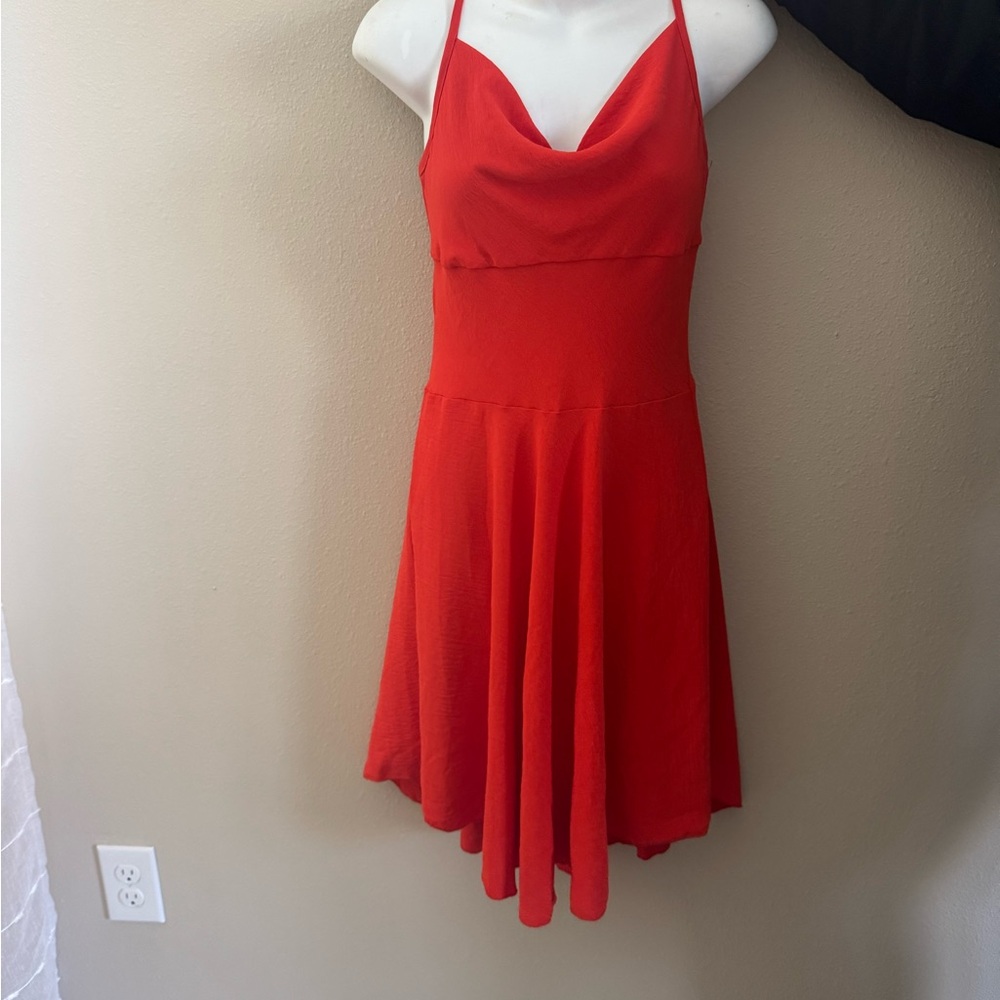 Elegant Red Women's Dress